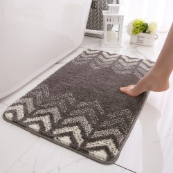 Wholesale flocked bathroom and bathtub absorbent carpets. Bathroom anti-slip absorbent floor mats