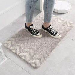 Wholesale flocked bathroom and bathtub absorbent carpets. Bathroom anti-slip absorbent floor mats