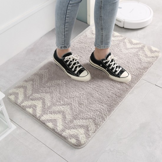 Wholesale flocked bathroom and bathtub absorbent carpets. Bathroom anti-slip absorbent floor mats