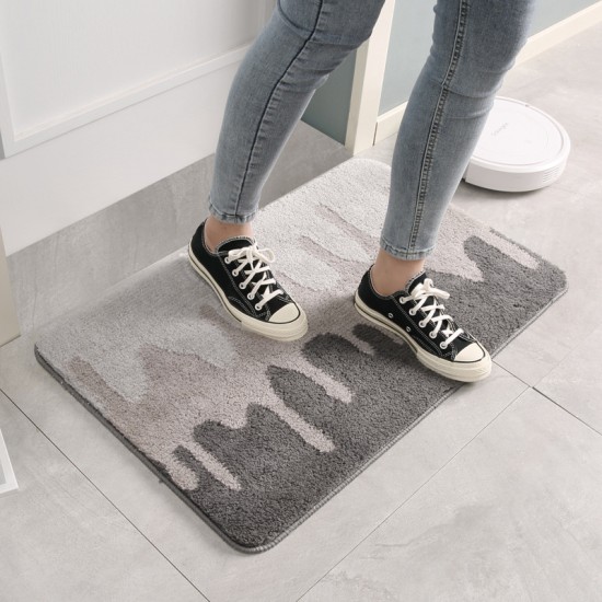 Bedroom carpets, long, soft, minimalist bedside rugs for children, with anti-fall features for bedrooms and bedsides.