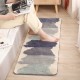 Rustic, insole-style bathroom and toilet carpets. Fresh, forest-style absorbent bathroom floor mats with a non-slip feel.