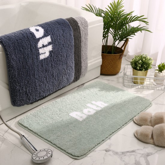 New minimalist home bathroom non-slip floor mats Absorbent bathroom doormats, household toilet doormats.
