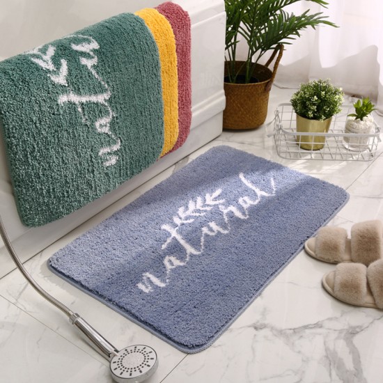 Ins-style shaped flocked bedside rugs Luxury living room, bedroom, and children's room bedside blanket, thickened plush floor mat.