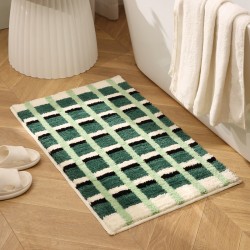 Korean Instagram-style bathroom entrance mat. Bathroom absorbent, non-slip, luxury carpet, bedroom bedside rug