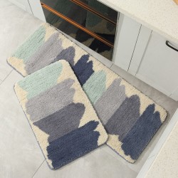 Ins-style entrance, bedroom, and bathroom carpet mats, thickened absorbent bathroom floor mats, customizable non-slip and absorbent.