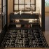 Fragrance-style entrance door mat, luxury entryway floor mat, imitation wool coffee table mat, bedside rug.