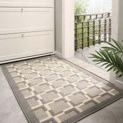 Cross-border minimalist entrance door mats, home entryway, hallway, and entrance mats, non-slip, dust-removing, and mud-scraping carpets