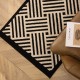 New Chinese-style high-end entrance doormat, living room porch bedside rug, stain-resistant home doormat.