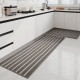 Cross-border polypropylene loop fleece kitchen mats, home absorbent, non-slip Oil-resistant, wipeable, and stain-resistant doormats