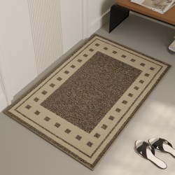 Cross-border original cream-style carpets, Nordic solid color, simple floor mats, stain-resistant, wholesale absorbent bathroom floor mats