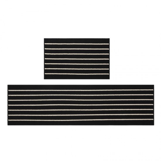 Cross-border polypropylene loop fleece kitchen mats, home absorbent, non-slip Oil-resistant, wipeable, and stain-resistant doormats