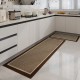 Cross-border kitchen mat, absorbent, non-slip, stain-resistant, waterproof, and oil-resistant, imitation wool woven entrance mat.