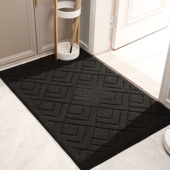 Simple, thickened, stain-resistant bathroom absorbent doormats, home non-slip entrance doormats, bedroom entrance carpets.