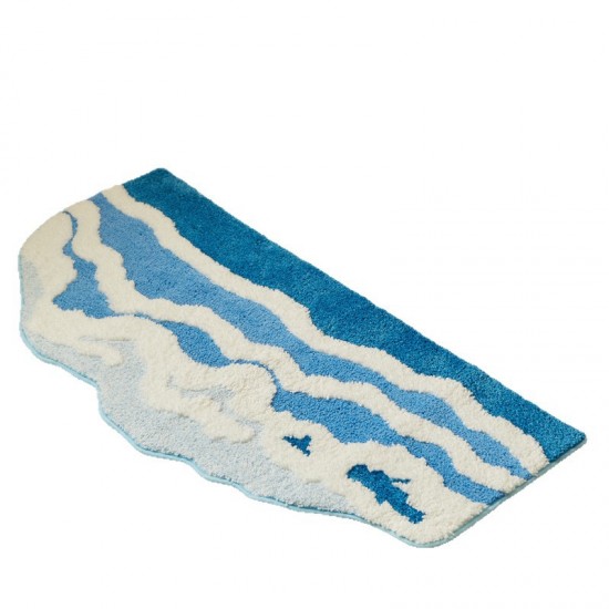 Original hand-painted round floor mat, bedroom carpet, children's room floor mat, bedside blanket, desk and chair mat, and coffee table mat, machine washable.