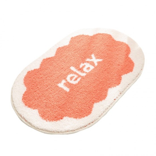 Cream-style absorbent bathroom floor mats, household non-slip restroom mats, bathroom doormats, bathroom carpets