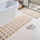 Cream-style absorbent bathroom mats, black and white heart-shaped doormats, non-slip bedroom bedside mats