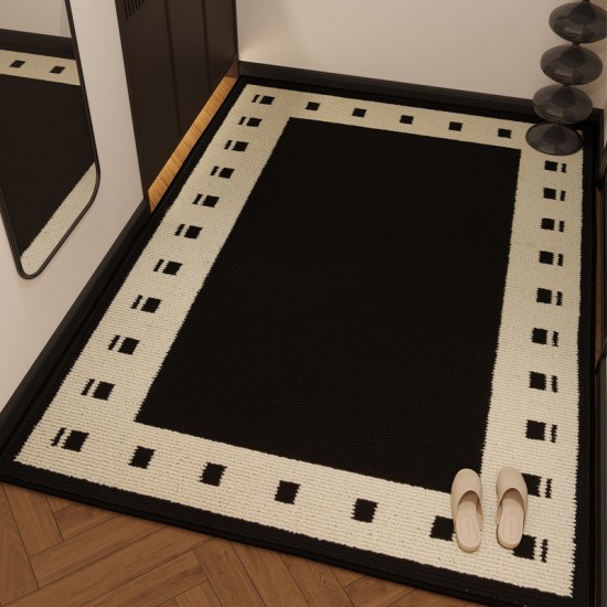 Cross-border original cream-style carpets, Nordic solid color, simple floor mats, stain-resistant, wholesale absorbent bathroom floor mats