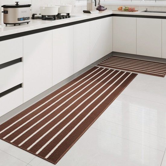 Cross-border polypropylene loop fleece kitchen mats, home absorbent, non-slip Oil-resistant, wipeable, and stain-resistant doormats