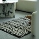 Cross-border, simple, thickened, absorbent bathroom mats, flocked, non-slip, for household use, for entrance hallways.