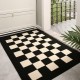 Cross-border home entrance doormat, dust-removing, wear-resistant doormat for home entrance, simple absorbent, non-slip rug.