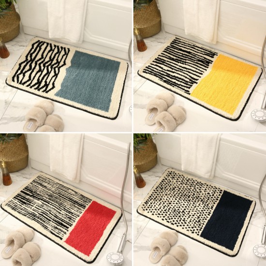 Cross-border bathroom doormats, home entrance carpets, bedroom and toilet doormats, absorbent doormats, bathroom non-slip mats.