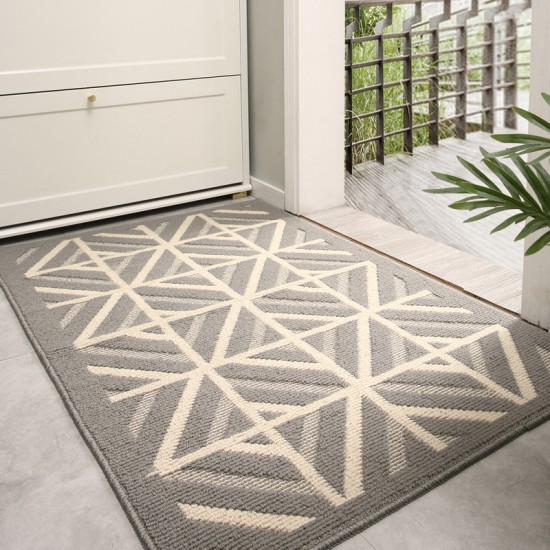 Nordic entryway mats, dust-removing, wear-resistant, and stain-resistant entranceway rugs
