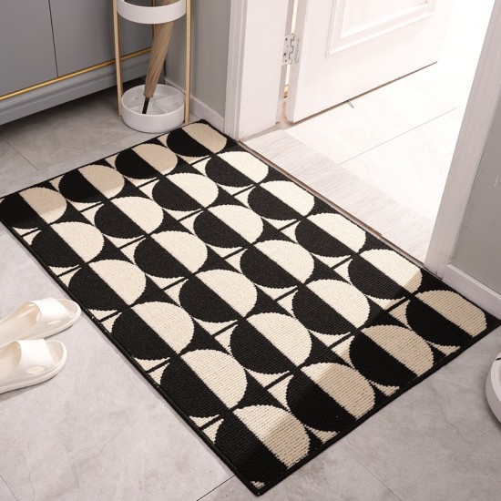 Maillard Zhongguge bathroom floor mats, highly absorbent, long, non-slip bathroom floor mats, bedroom bedside blankets, flocked