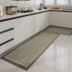 Cross-border kitchen mat, absorbent, non-slip, stain-resistant, waterproof, and oil-resistant, imitation wool woven entrance mat.