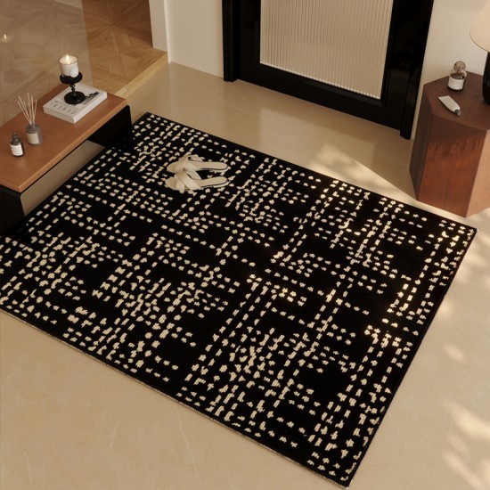 Fragrance-style entrance door mat, luxury entryway floor mat, imitation wool coffee table mat, bedside rug.