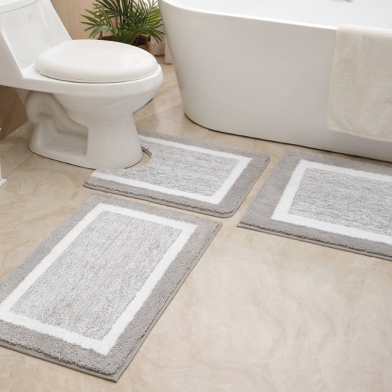 Cross-border thickened absorbent bathroom floor mat, home entrance, non-slip, bedroom, and antibacterial floor mat.