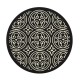 High-end round household carpets Vintage-style soft, formaldehyde-free, imitation wool floor mats for bedroom, living room, and closet chairs.
