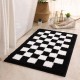 Instagram-style living room bedside rugs, modern and simple, full-length patchwork plush mats, home bedroom puzzle children's blankets