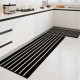 Cross-border polypropylene loop fleece kitchen mats, home absorbent, non-slip Oil-resistant, wipeable, and stain-resistant doormats