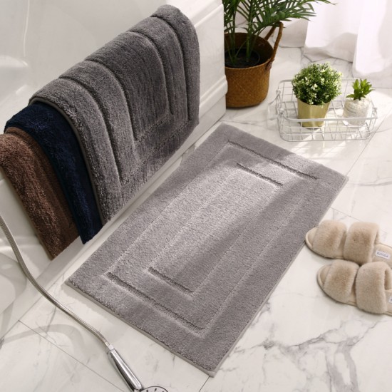 Cross-border thickened absorbent bathroom mat, bathroom doormat, non-slip toilet doormat, entrance doormat, home rug.