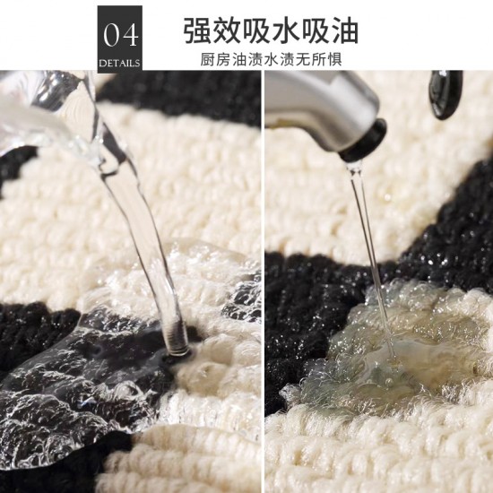 Amazon kitchen floor mat, long, machine-washable, stain-resistant, non-slip, and drop-resistant rug