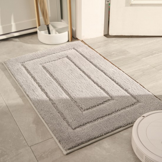 Cross-border thickened absorbent bathroom mat, bathroom doormat, non-slip toilet doormat, entrance doormat, home rug.