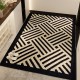 Gradient flocked carpet doormats, bathroom doormats, bedside mats, bedroom and kitchen absorbent non-slip mats, quick-drying